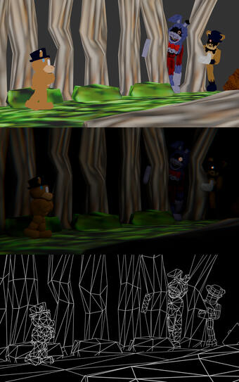 Ghastly Forest Render